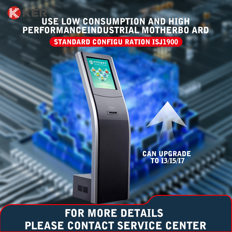 Dernière affaire concernant Kiosque de gestion de file d'attente LCD Système d'appel Scanner de code à barres Billet Collect Terminal Self Service Kiosque de file d'attente