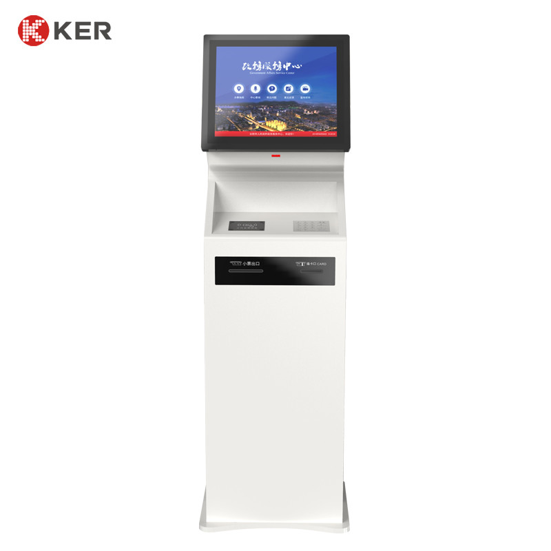 Dernière affaire concernant 18.5 pouces kiosque en libre-service écran tactile capacitif étage de support kiosque écran tactile